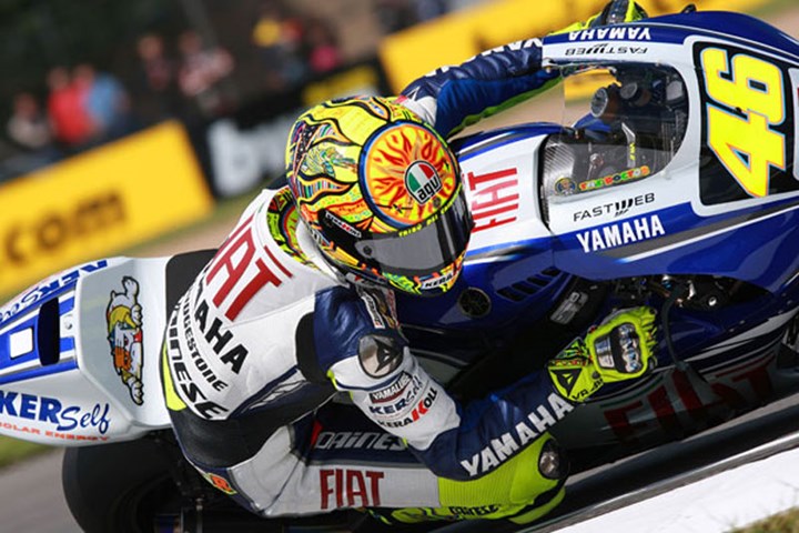 Rossi 2008 British GP Donington Park - click to enlarge