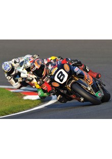 Kiyonari, Ellison and Hill final 2010 BSB race Oulton Park