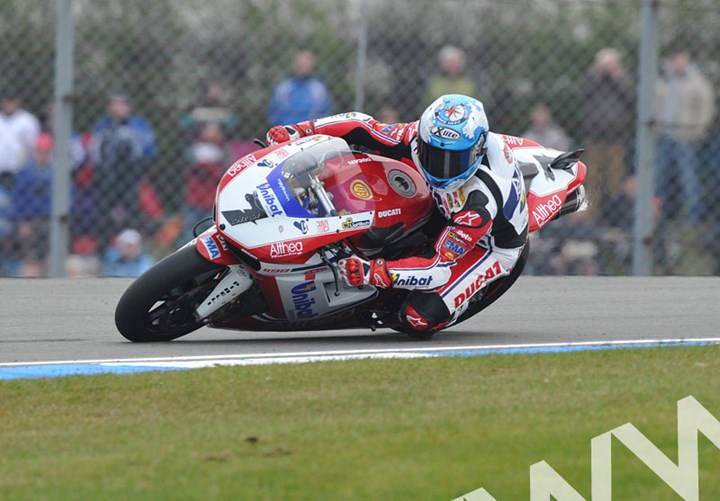 Carlos Checa Donington 2011 - click to enlarge