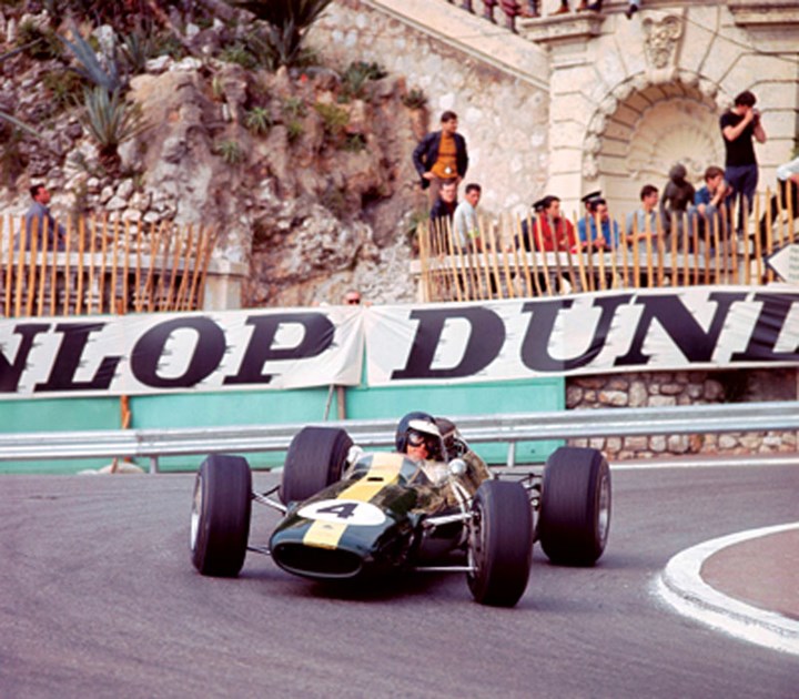 Jim Clark 1966 Monaco GP  - click to enlarge