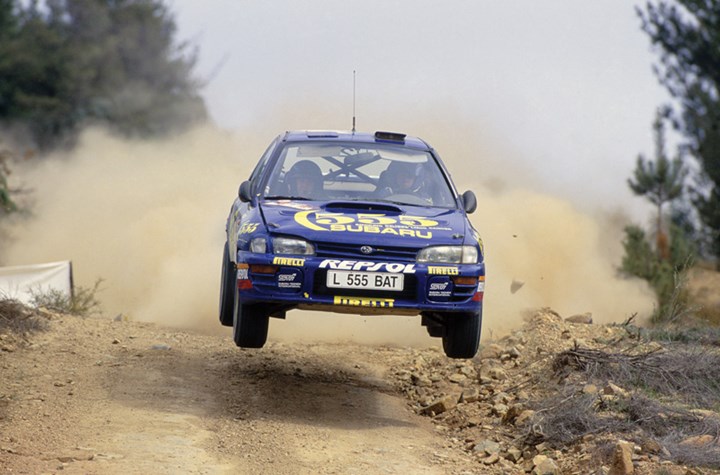 Colin McRae Subaru Rally Australia Acrylic - click to enlarge