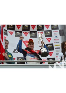 John McGuinness TT 2011 Celebrates Superbike Win