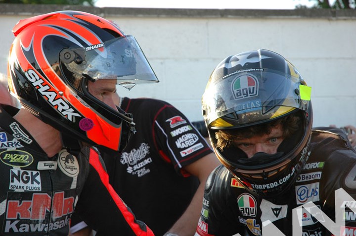 Guy Martin Ryan Farquhar TT 2011 in Helmets - click to enlarge