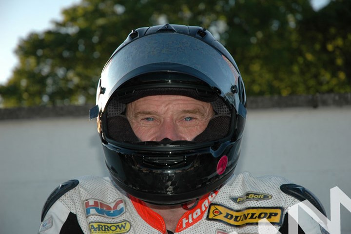 Bruce Anstey TT 2011 in Helmet (2) - click to enlarge