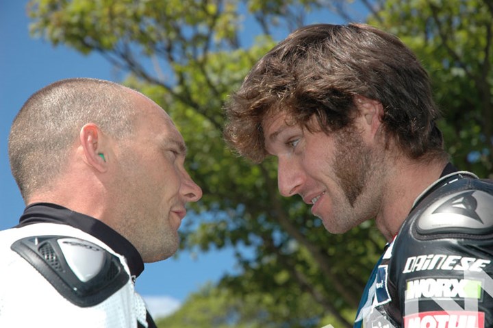 Keith Amor Guy Martin TT 2011 - click to enlarge