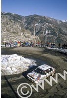 Miki Biasion (Lancia Delta HF 4WD) Monte Carlo Rally 1987