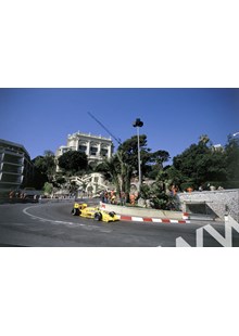 Ayrton Senna (Lotus 99T Honda) 1st position Monaco 1987