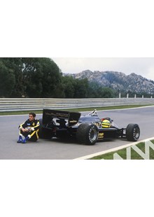 Ayrton Senna (Lotus 97T-Renault) Estoril 1985