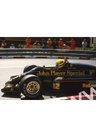 Ayrton Senna (Lotus 98T Renault) Loews Hairpin Monaco 1986