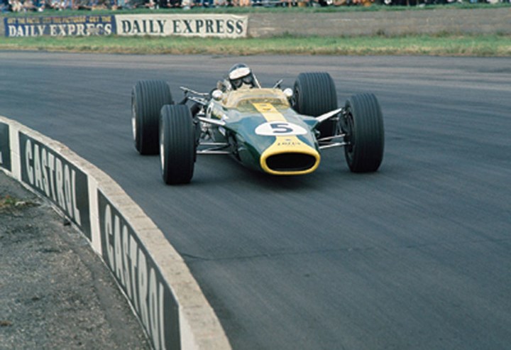 Jim Clark 1967 British GP  - click to enlarge