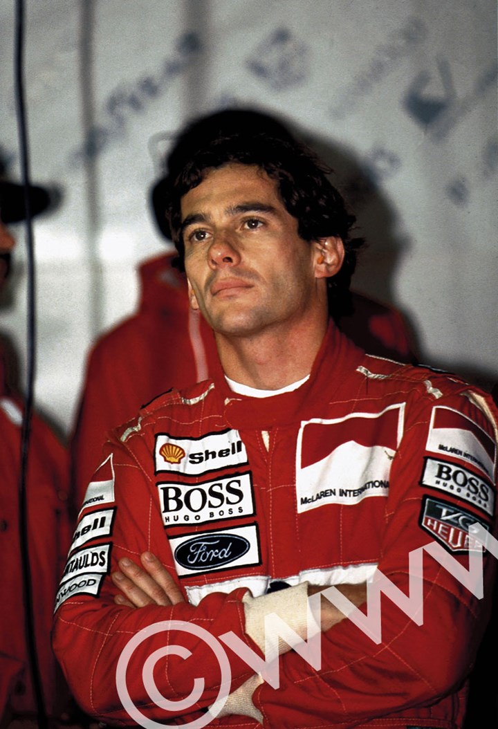 Ayrton Senna (McLaren-Ford) - click to enlarge