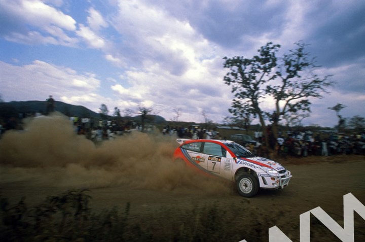 Colin McRae/Nicky Grist (Ford Focus WRC) Safari Rally 1999. - click to enlarge