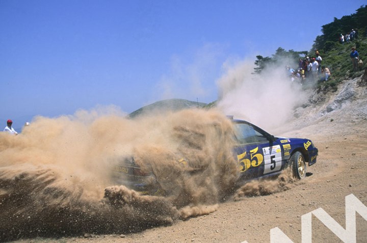 Colin McRae/Derek Ringer retired Acropolis Rally 1993. - click to enlarge