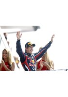 Sebastian Vettel Podium Monza 2011
