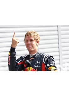 Sebastian Vettel Pole man 2011.