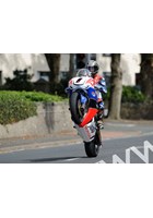 John McGuinness Manx GP 2011 parade lap Honda Supebike