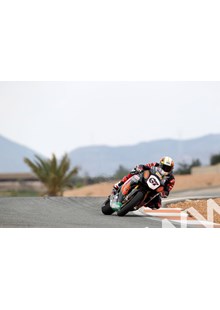 Shane Byrne BSB pre-season test Cartagena Spain