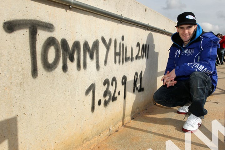 Tommy Hill BSB pre-season test Cartagena Spain - click to enlarge