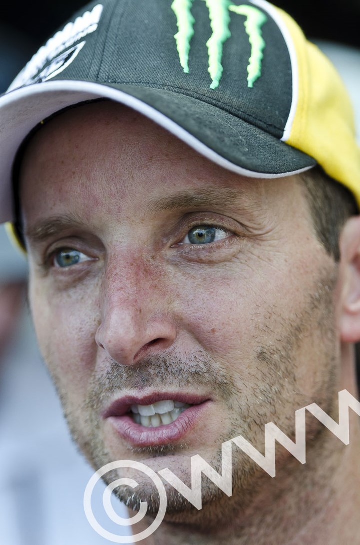 Colin Edwards post race MotoGP 2011 Indianapolis - click to enlarge