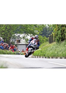 John McGuinness TT 2012 Barregarrow Superbike Race Landscape