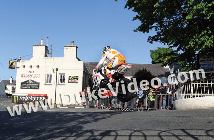 John McGuinness TT2012 Ballaugh Bridge Superstock - click to enlarge