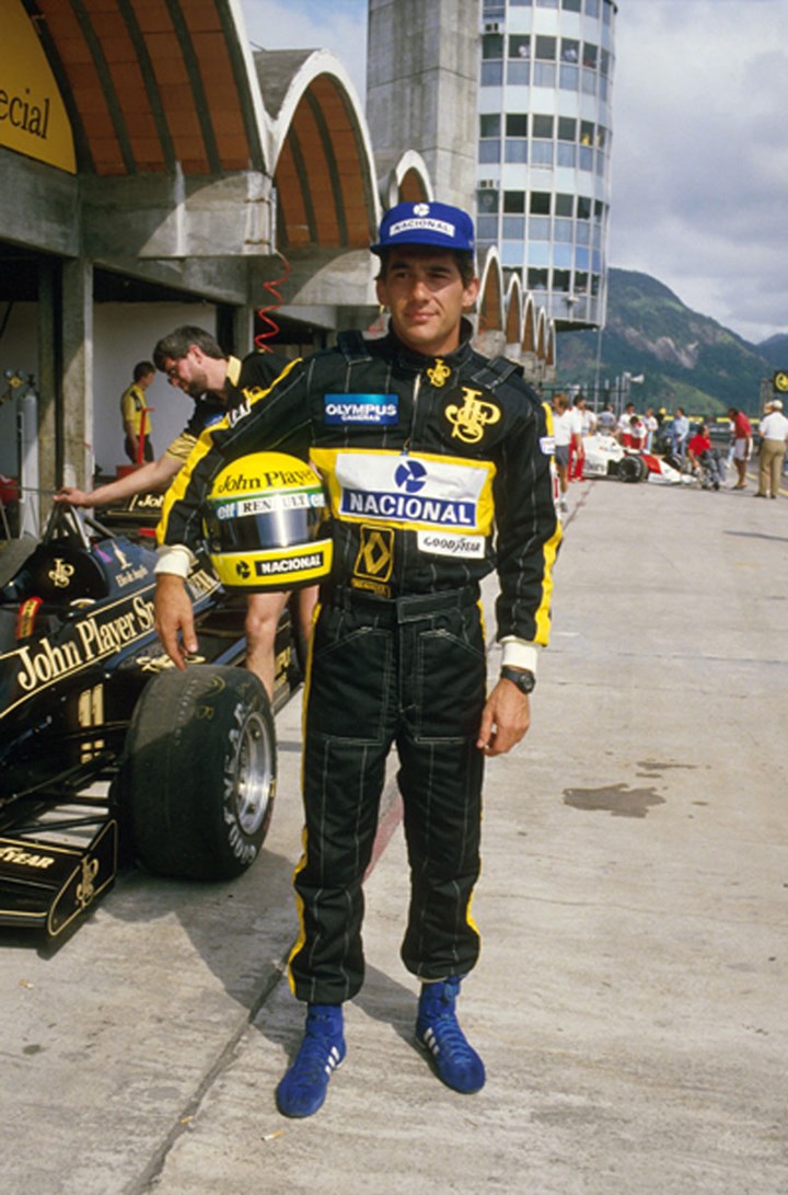 Ayrton Senna 1985 Brazil  - click to enlarge