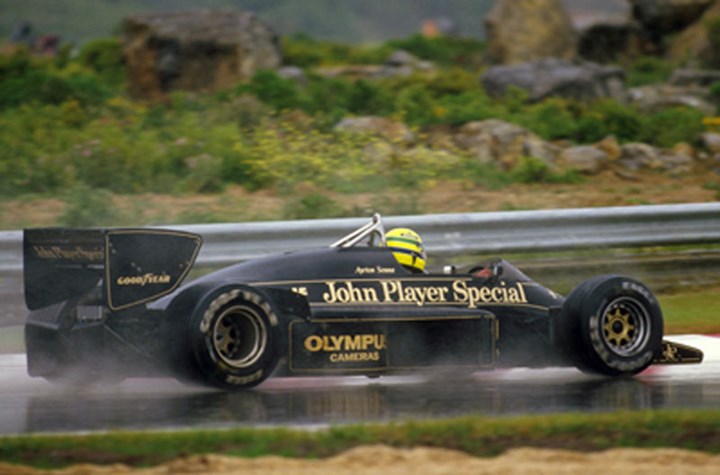 Ayrton Senna 1985 Portugal  - click to enlarge