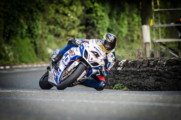 Guy Martin Greeba Bridge TT 2013 Acrylic - click to enlarge