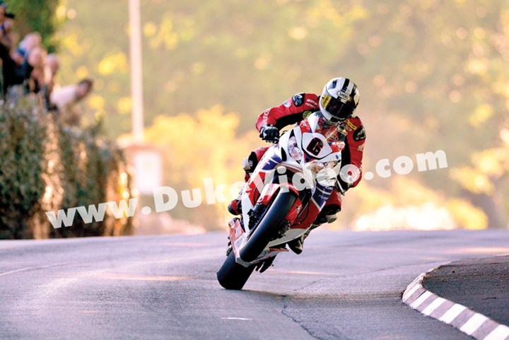 Churchtown wheelie, Michael Dunlop, TT 2013 - click to enlarge