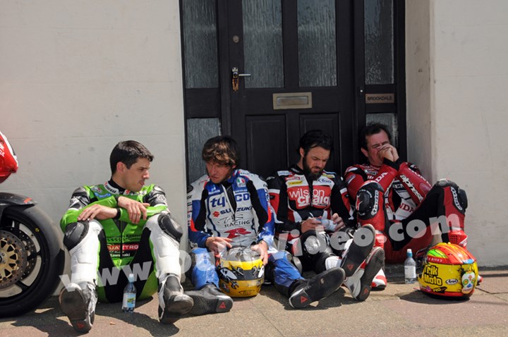 Hillier, Martin, Donald and McGuinness TT 2013 - click to enlarge