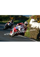 John McGuinness leads Bruce Anstey TT 2013