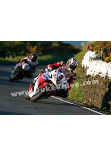 John McGuinness leads Bruce Anstey TT 2013