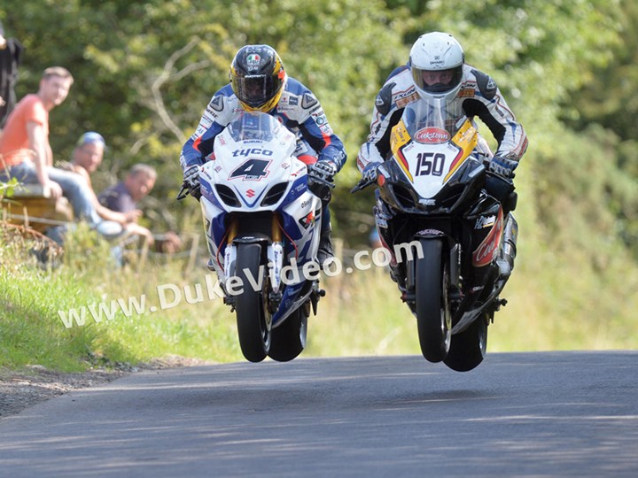 Guy Martin and William Davison Armoy 2013 - click to enlarge