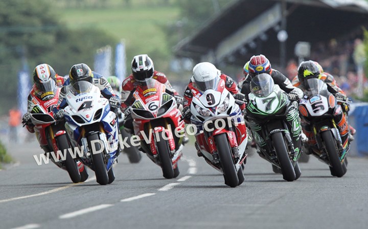 Guy Martin and Michael Dunlop Ulster 2013 Superbike - click to enlarge