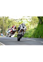 Michael Dunlop leads Hutchy and Bruce Anstey, Barregarrow