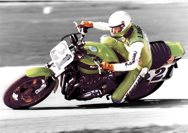 Eddie Lawson Daytona 1981 - click to enlarge