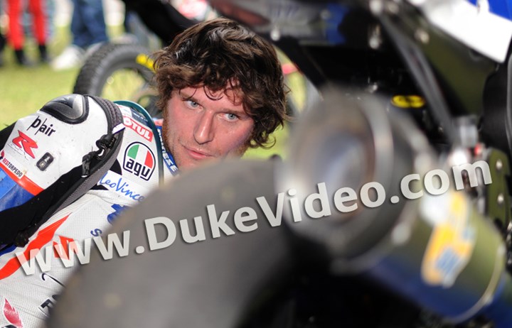 Guy Martin Exhaust Scarborough 2012 Print - click to enlarge