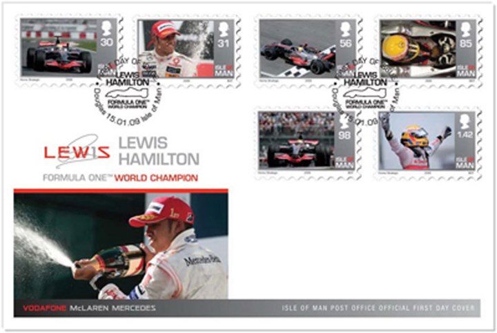 Lewis Hamilton Stamps First Day Cover