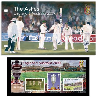 The Ashes Stamps Miniature Sheet Presentation Pack 