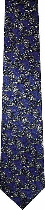 Blue Motorcyle Tie