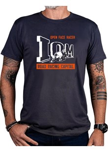 Road Racing Capital T-Shirt, Slate Grey