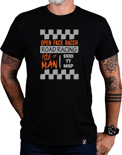Road Racing T-Shirt, Black - click to enlarge