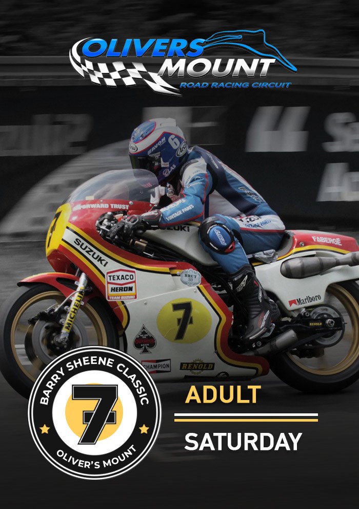 Olivers Mount Barry Sheene Classic 2020 Ticket - click to enlarge