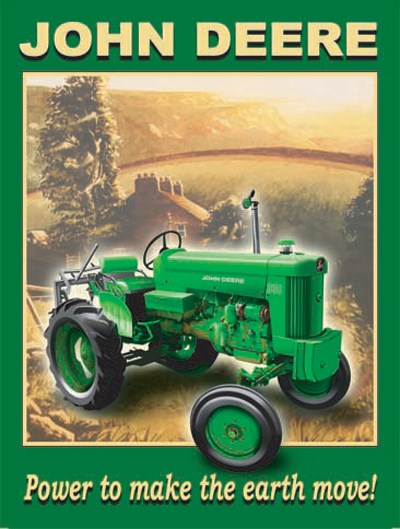 John Deere Metal Sign - click to enlarge