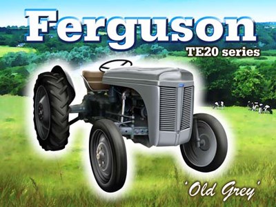 Ferquson TE20 Series Metal Sign - click to enlarge
