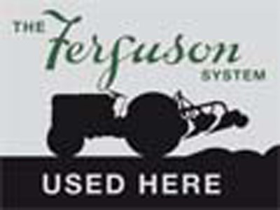 The Ferguson System Metal Sign - click to enlarge