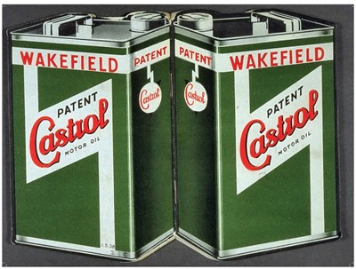Castrol Oil Metal Sign - click to enlarge