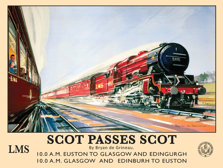 Scot Passes Scot Metal Sign - click to enlarge
