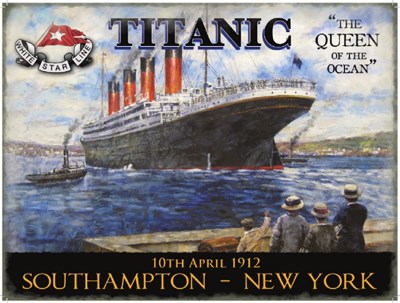 Titanic (tugs) Metal Sign - click to enlarge