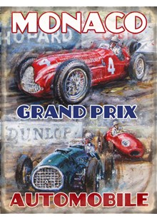 Monaco Grand Prix Metal Sign